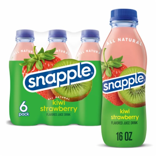 Snapple Kiwi Strawberry Juice Drink Perspective: front