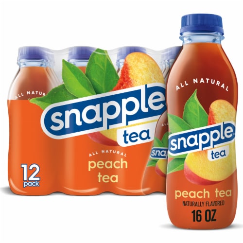 Snapple All Natural Diet Peach Tea, 6 bottles / 16 fl oz - Ralphs