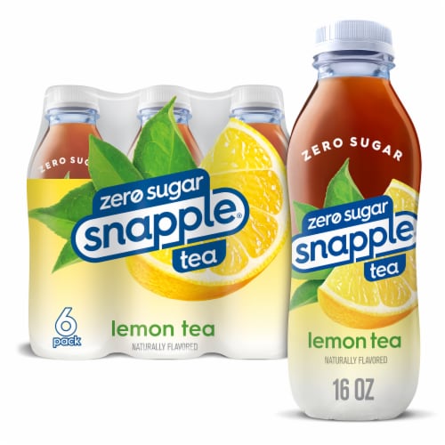 Snapple Zero Sugar Lemon Iced Tea Multipack Bottles Perspective: front