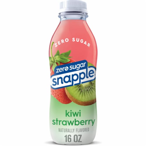 Snapple® Kiwi Strawberry Zero Sugar Fruit Drink Perspective: front