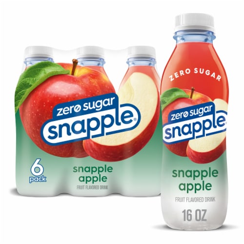 Snapple All Natural Diet Peach Tea, 6 bottles / 16 fl oz - Ralphs