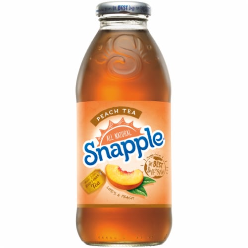 Snapple Peach Tea Perspective: front