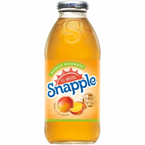 Snapple Mango Madness Perspective: front