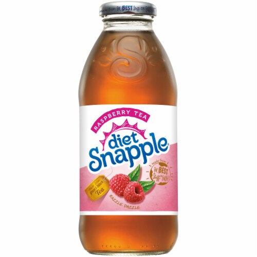 Diet Snapple Raspberry Tea Perspective: front