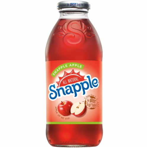 Snapple Apple Flavored Drink Perspective: front