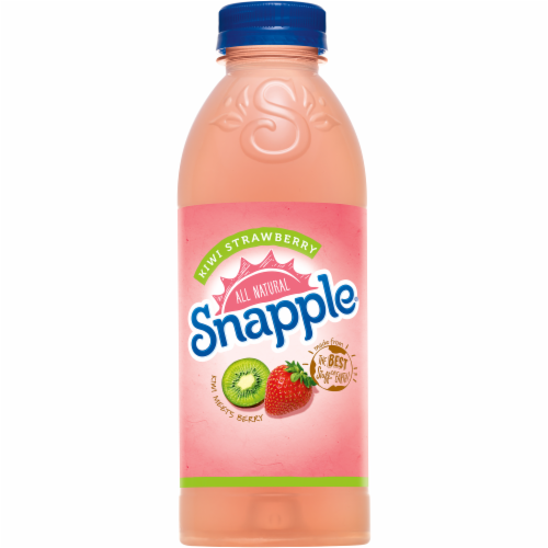 Snapple Kiwi Strawberry Juice Drink Perspective: front