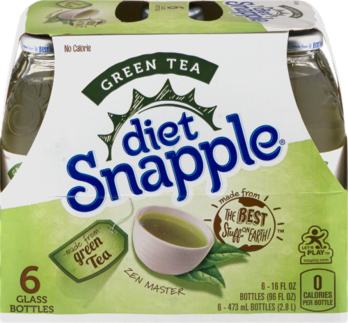 Diet Snapple Green Iced Tea Drinks Perspective: front