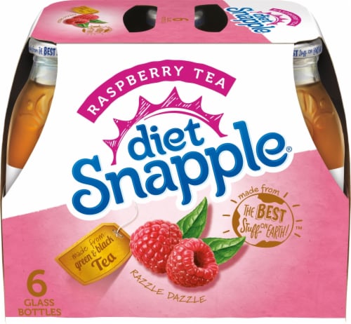 Diet Snapple Raspberry Tea Perspective: front