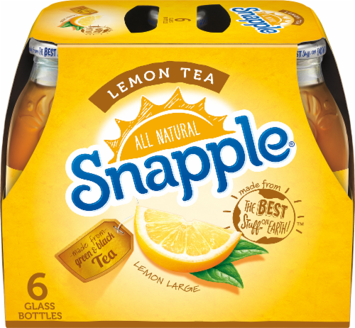 Snapple Lemon Iced Tea Drinks Perspective: front