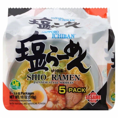 Sapporo Ichiban® Japanese Noodles Shio Ramen Perspective: front