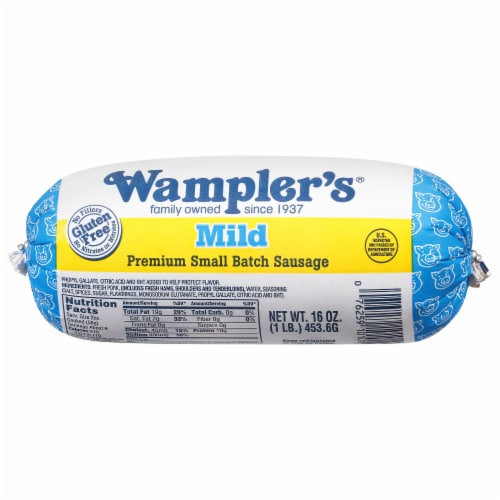 Wampler's® Farm Mild Sausage Roll Perspective: front
