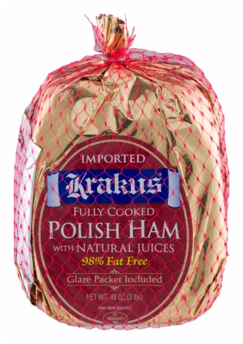 Krakus Fully Cooked Polish Ham Perspective: front