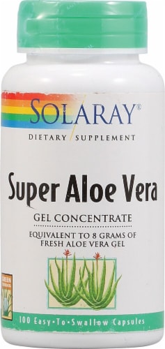 Super Aloe Vera Gel Concentrate Capsules, 100 ct - Ralphs