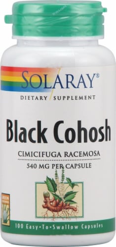 Solaray Black Cohosh Capsules 540mg Perspective: front