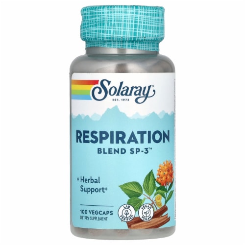 Solaray Respiration Blend SP-3™ Capsules Perspective: front