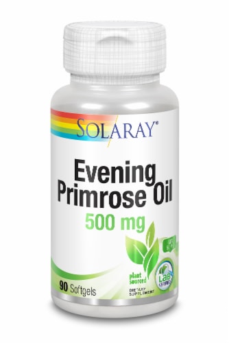 Solaray High Potency Evening Primrose Oil Softgels 500mg Perspective: front