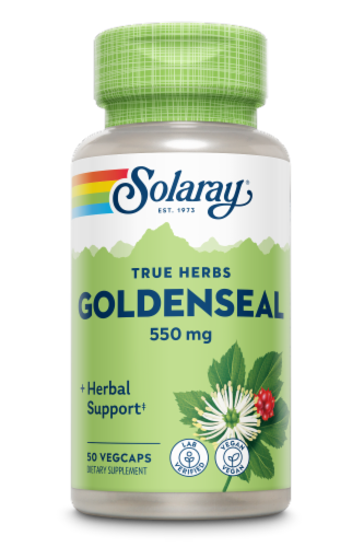 Solaray® Goldenseal Root Dietary Supplement Perspective: front