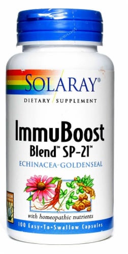 Solaray  Immuboost Blend™ SP-21™ Perspective: front