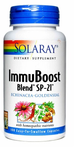 Solaray  Immuboost Blend™ SP-21™ Perspective: front
