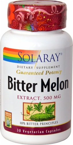 Solaray Bitter Melon Extract Capsules 500mg Perspective: front