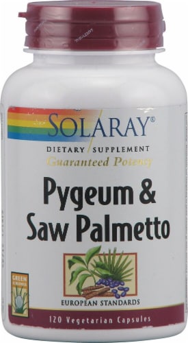 Solaray  Pygeum and Saw Palmetto Perspective: front
