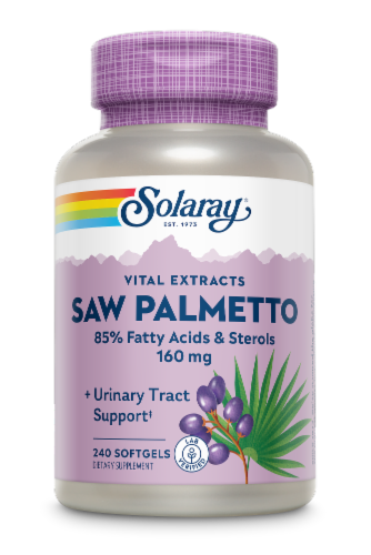 Solaray® Saw Palmetto Berry Extract Dietary Supplement Perspective: front