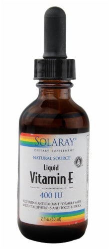 Solaray  Vitamin E Liquid Perspective: front