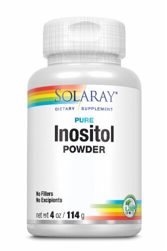 Solaray® Inositol No Filler No Excipients Powder Dietary Supplements Perspective: front