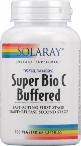 Solaray Super Bio C Buffered Perspective: front