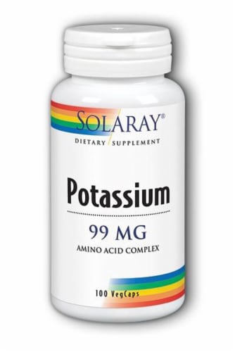 Solaray Potassium Dietary Supplement Perspective: front