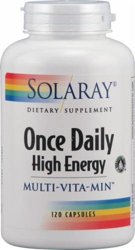 Solaray  Once Daily High Energy Multi-Vita-Min Perspective: front