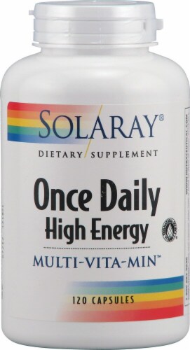 Solaray  Once Daily High Energy Multi-Vita-Min Perspective: front
