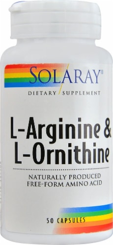 Solaray  L-Arginine and L-Ornthine Perspective: front