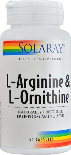 Solaray  L-Arginine and L-Ornthine Perspective: front