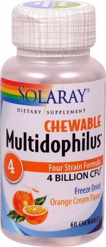 Solaray  Multidophilus™ 4   Orange Cream Perspective: front