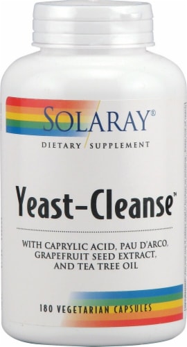 Solaray Yeast-Cleanse™ Perspective: front