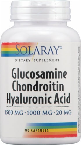Solaray  Glucosamine Chondroitin Hyaluronic Acid Perspective: front