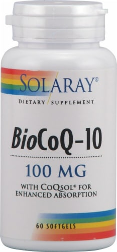 Solaray  BioCoQ-10 Perspective: front