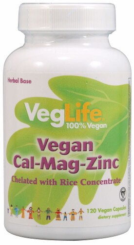 VegLife  Vegan Cal Mag Zinc Perspective: front