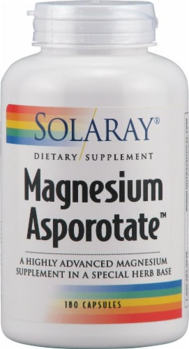 Solaray Magnesium Asporotate™ Perspective: front