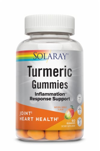 Solaray Turmeric Gummies Perspective: front