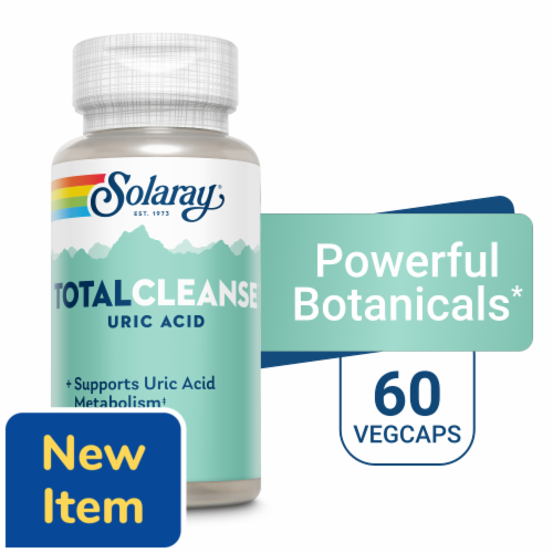 Solaray Total Cleanse Uric Acid Perspective: front