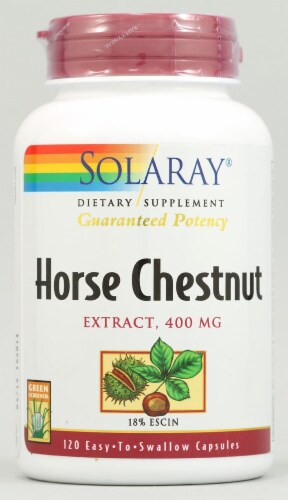 Solaray Horse Chestnut Extract Capsules 400 mg Perspective: front