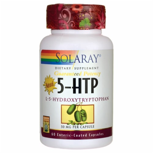 Solaray 5-Htp 50 mg 60 Vcaps Perspective: front