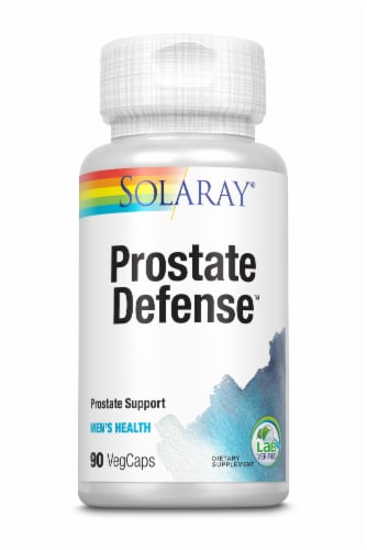 Solaray® Lab Verified Prostate Defense Dietary Supplement Perspective: front