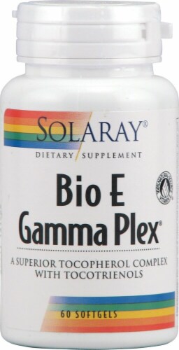 Solaray Bio E Gamma Plex Softgels Perspective: front