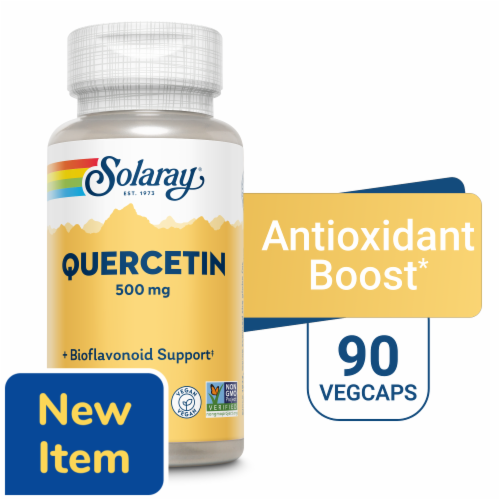 Solaray Quercetin 500mg VegCaps Perspective: front