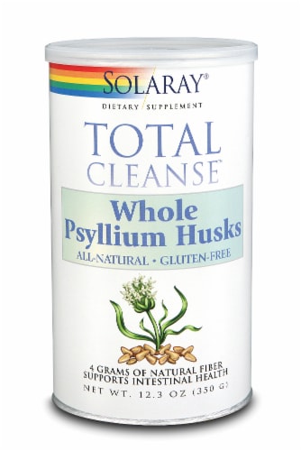 Solaray Total Cleanse Whole Psyllium Husks Perspective: front