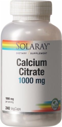 Solaray  Calcium Citrate Perspective: front