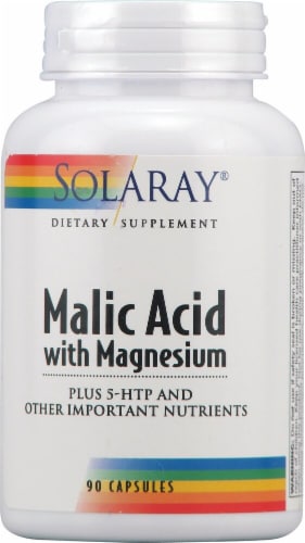 Solaray Malic Acid with Magnesium Perspective: front